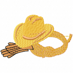 Cowboy And Hunter Embroidery Design 3 Cowboy And Hunter Embroidery Design 3